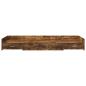 Preview: Bett mit Stauraum mit Kopfteil Altholz 75 x 190 cm Holzwerkstoff