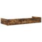 Preview: Bett mit Stauraum mit Kopfteil Altholz 75 x 190 cm Holzwerkstoff