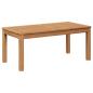 Preview: Garten-Sofa-Set 3 pcs Natur Teak-Massivholz