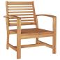 Preview: Garten-Sofa-Set 5 pcs Natur Teak-Massivholz