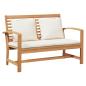 Preview: Garten-Sofa-Set 5 pcs Natur Teak-Massivholz