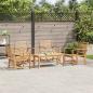 Preview: Garten-Sofa-Set 5 pcs Natur Teak-Massivholz