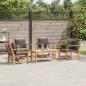 Preview: Garten-Sofa-Set 5 pcs Natur Teak-Massivholz