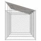 Preview: Hundekäfig Silber 600 x 200 x 256 cm Verzinkter Stahl