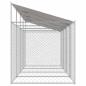 Preview: Hundekäfig Silber 800 x 200 x 256 cm Verzinkter Stahl