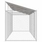 Preview: Hundekäfig Silber 800 x 200 x 256 cm Verzinkter Stahl