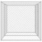 Preview: Hundekäfig Silber 400 x 200 x 200 cm Verzinkter Stahl