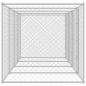 Preview: Hundekäfig Silber 800 x 200 x 200 cm Verzinkter Stahl