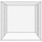 Preview: Hundekäfig Silber 400 x 200 x 200 cm Verzinkter Stahl