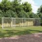 Preview: ARDEBO.de - Hundekäfig Silber 800 x 200 x 200 cm Verzinkter Stahl