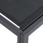 Preview: Garten-Sofa-Set mit Kissen 9 pcs Schwarz Aluminium
