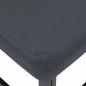 Preview: Garten-Sofa-Set mit Kissen 9 pcs Schwarz Aluminium