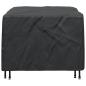 Preview: Gartenmöbelabdeckung Schwarz 113 x 113 x 73 cm 210D