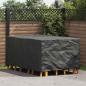 Preview: ARDEBO.de - Gartenmöbelabdeckung Schwarz 143 x 225 x 90 cm 210D