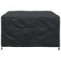 Preview: Gartenmöbelabdeckung Schwarz 150 x 150 x 75 cm 210D