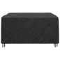 Preview: Gartenmöbelabdeckung Schwarz 180 x 190 x 85 cm 600D