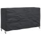 Preview: Gartenmöbelabdeckung Schwarz 180 x 70 x 90 cm 210D