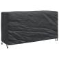 Preview: Gartenmöbelabdeckung Schwarz 180 x 70 x 90 cm 210D