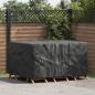 Preview: ARDEBO.de - Gartenmöbelabdeckung Schwarz 180 x 150 x 85 cm 210D