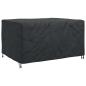 Preview: Gartenmöbelabdeckung Schwarz 180 x 150 x 85 cm 210D