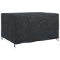 Preview: Gartenmöbelabdeckung Schwarz 180 x 150 x 85 cm 210D