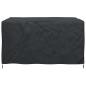 Preview: Gartenmöbelabdeckung Schwarz 180 x 150 x 85 cm 210D