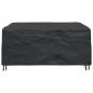 Preview: Gartenmöbelabdeckung Schwarz 200 x 165 x 80 cm 600D