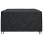 Preview: Gartenmöbelabdeckung Schwarz 220 x 190 x 85 cm 420D
