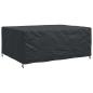 Preview: Gartenmöbelabdeckung Schwarz 240 x 190 x 90 cm 210D
