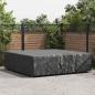 Preview: ARDEBO.de - Gartenmöbelabdeckung Schwarz 260 x 260 x 90 cm 210D