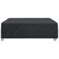 Preview: Gartenmöbelabdeckung Schwarz 260 x 260 x 90 cm 210D