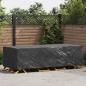 Preview: ARDEBO.de - Gartenmöbelabdeckung Schwarz 270 x 110 x 70 cm 210D