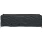 Preview: Gartenmöbelabdeckung Schwarz 270 x 110 x 70 cm 600D