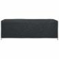 Preview: Gartenmöbelabdeckung Schwarz 300 x 110 x 70 cm 210D