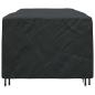 Preview: Gartenmöbelabdeckung Schwarz 300 x 110 x 70 cm 210D