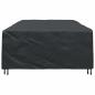 Preview: Gartenmöbelabdeckung Schwarz 315 x 180 x 74 cm 210D