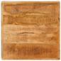 Preview: Bistrotisch Braun 50 x 50 x 76 cm massives Mangoholz