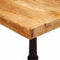 Preview: Bistrotisch Braun 50 x 50 x 76 cm massives Mangoholz