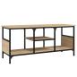 Preview: TV-Schrank Sonoma-Eiche 100x35x45 cm Holzwerkstoff & Eisen