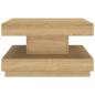 Preview: Couchtisch Hellbraun 60x60x35 cm MDF