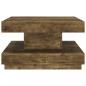 Preview: Couchtisch Dunkelbraun 60x60x35 cm MDF
