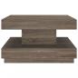 Preview: Couchtisch Grau 60x60x35 cm MDF