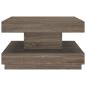 Preview: Couchtisch Grau 60x60x35 cm MDF