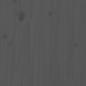 Preview: Massivholzbett Grau 200x200 cm