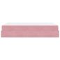 Preview: Bettgestell mit Matratze mit Speicher Rosa 120 x 200 cm Samt