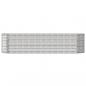 Preview: Hochbeet Pulverbeschichteter Stahl 296x80x68 cm Silbern