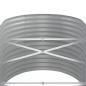 Preview: Hochbeet Pulverbeschichteter Stahl 368x80x68 cm Grau