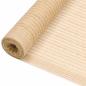 Preview: Zaunblende Beige 2x25 m HDPE 195 g/m²