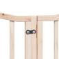 Preview: 9-tlg. Hundetor mit Tür Faltbar 450 cm Pappelholz