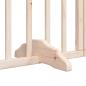 Preview: 9-tlg. Hundetor mit Tür Faltbar 450 cm Pappelholz
